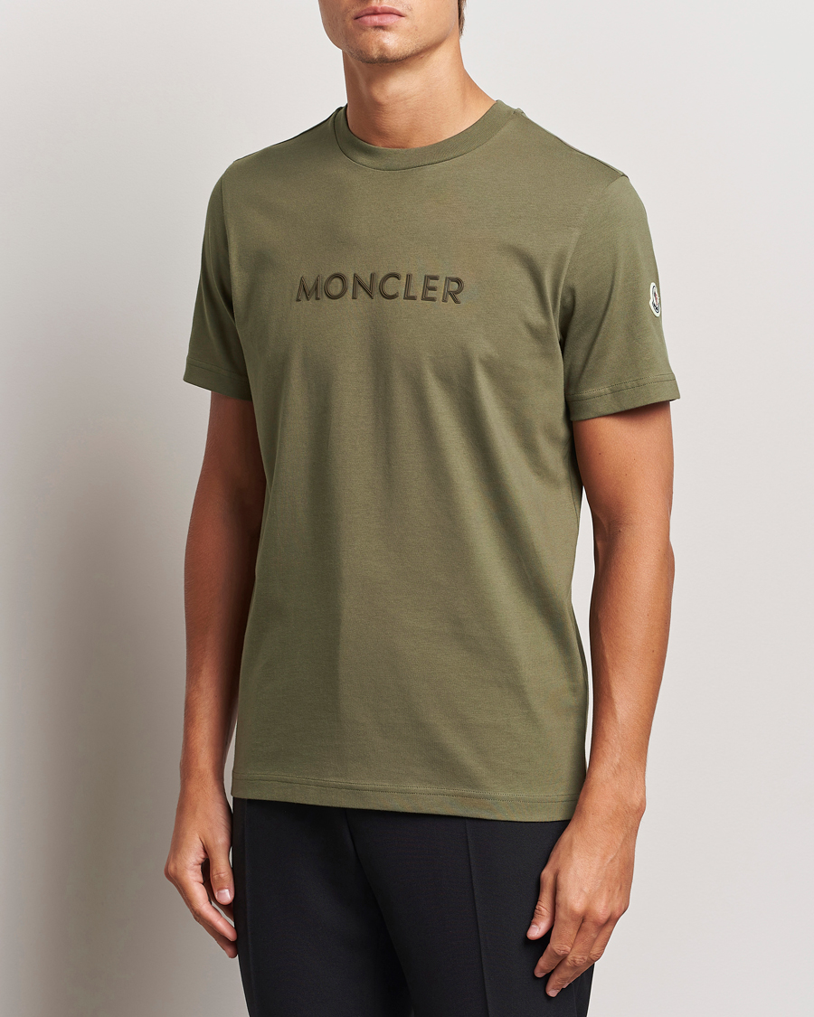 Herren |  | Moncler | Lettering T-Shirt Military