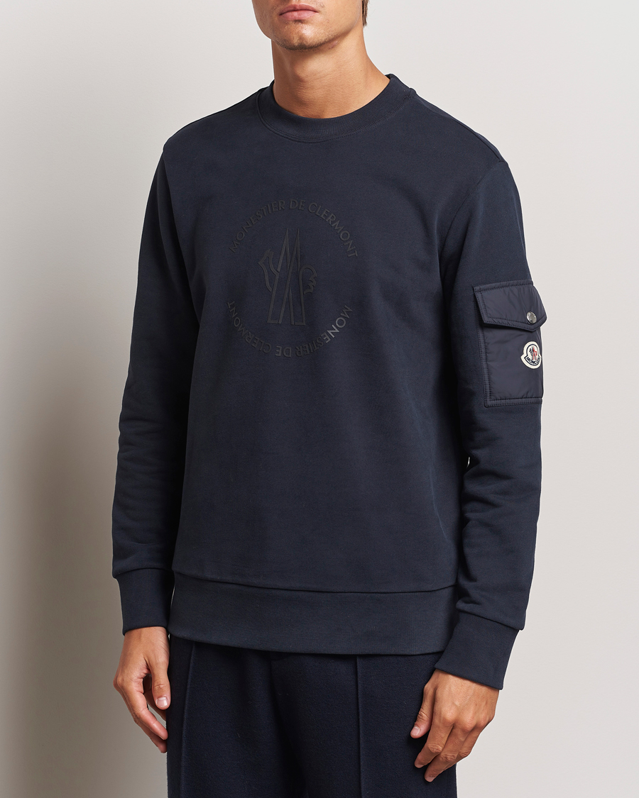 Herren | Sweatshirts | Moncler | Pocket Sleeve Sweatshirt Navy