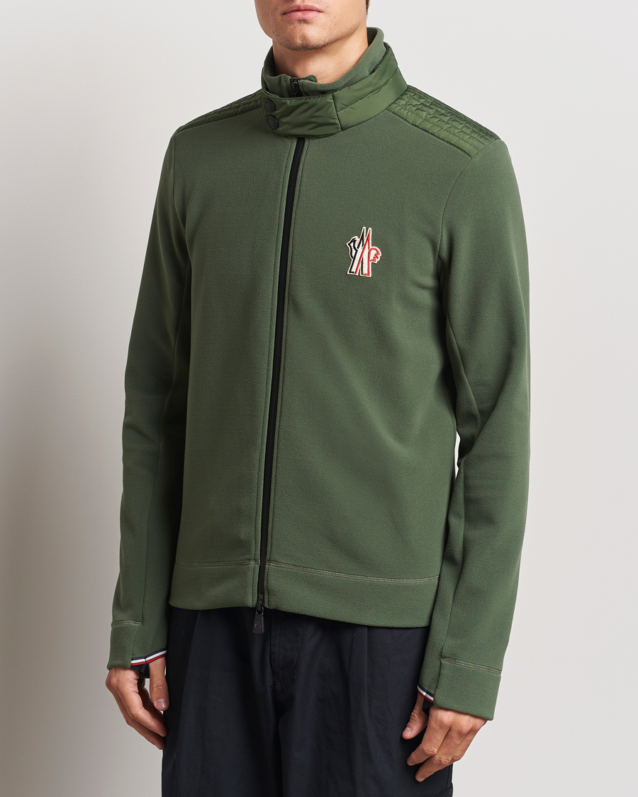 Herren |  | Moncler Grenoble | Fleece Half Zip  Dark Olive