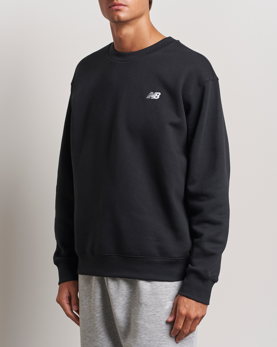 Herren | Neue Produktbilder | New Balance | Essentials Fleece Sweatshirt Black