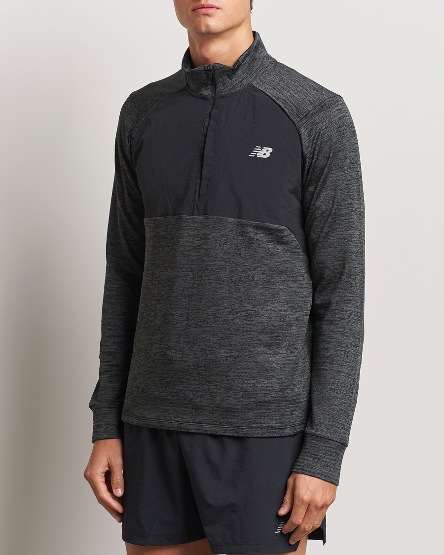 Herren |  | New Balance Running | Heat Grid Half Zip Black