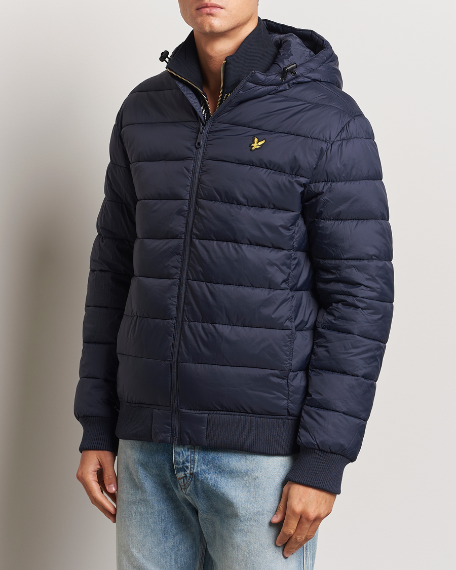 Herren |  | Lyle & Scott | Wadded Hooded Jacket Dark Navy