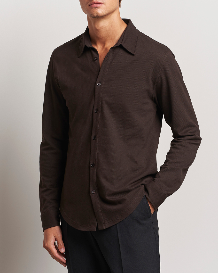 Herren |  | Orlebar Brown | Giles Pique Shirt Truffle