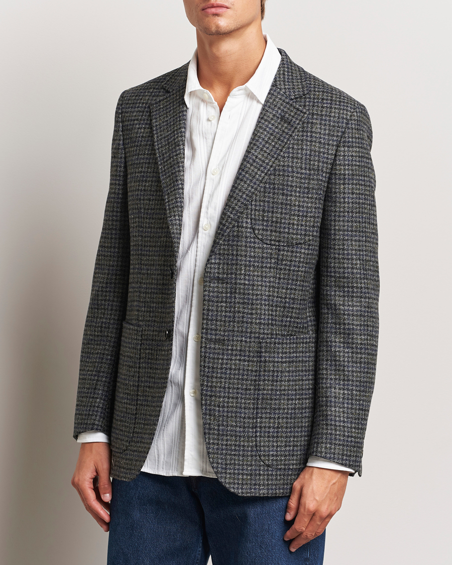 Herren | Smart Casual | Sunflower | Tweed Blazer Grey Check