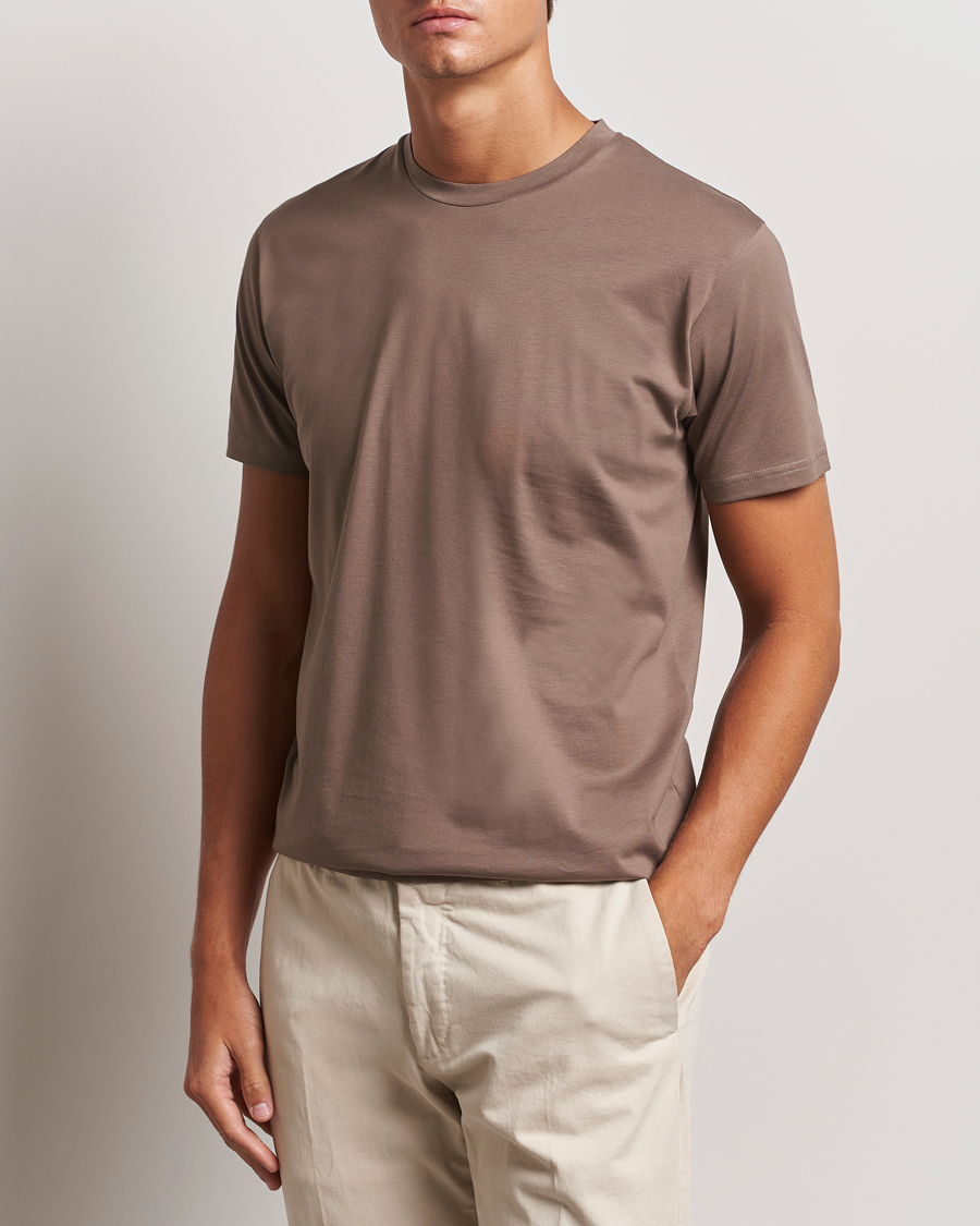 Herren |  | Sunspel | Riviera Organic Tee Cedar