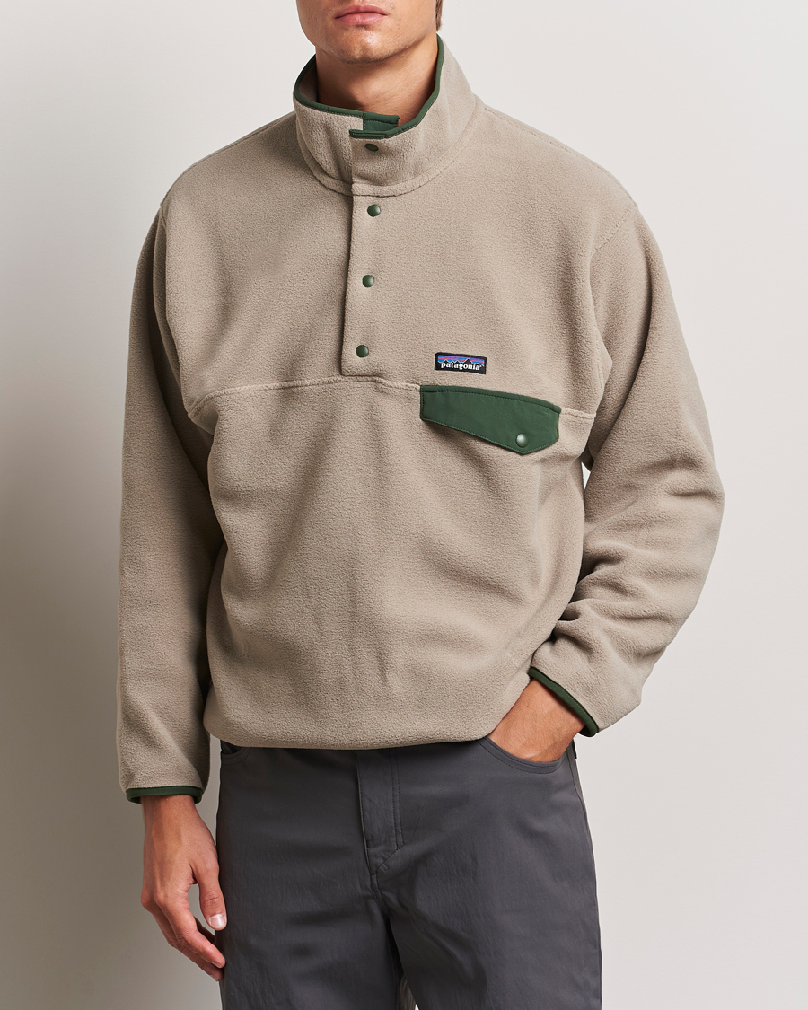 Herren | Kleidung | Patagonia | Synch Snap T Half Zip Fleece Seabird Grey