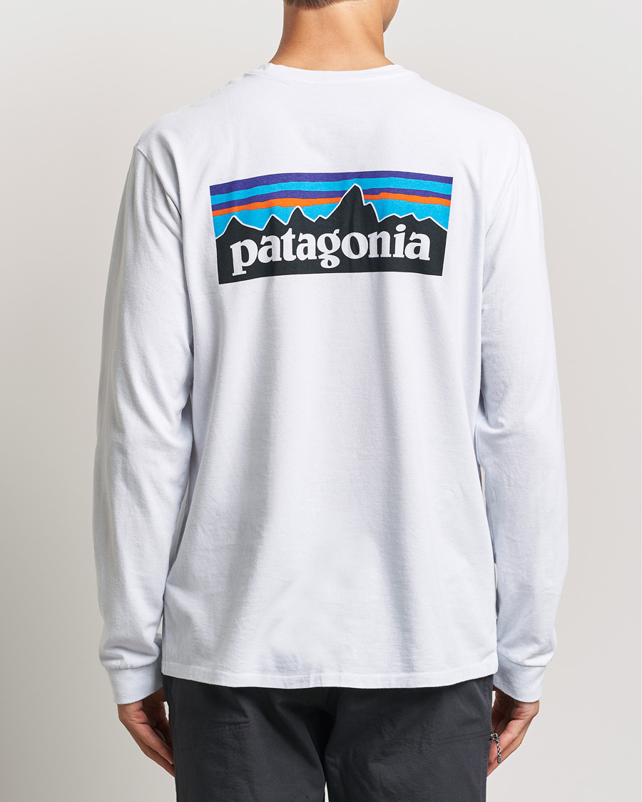 Herren | Kleidung | Patagonia | P-6 Logo Responsibiliti T-Shirt White