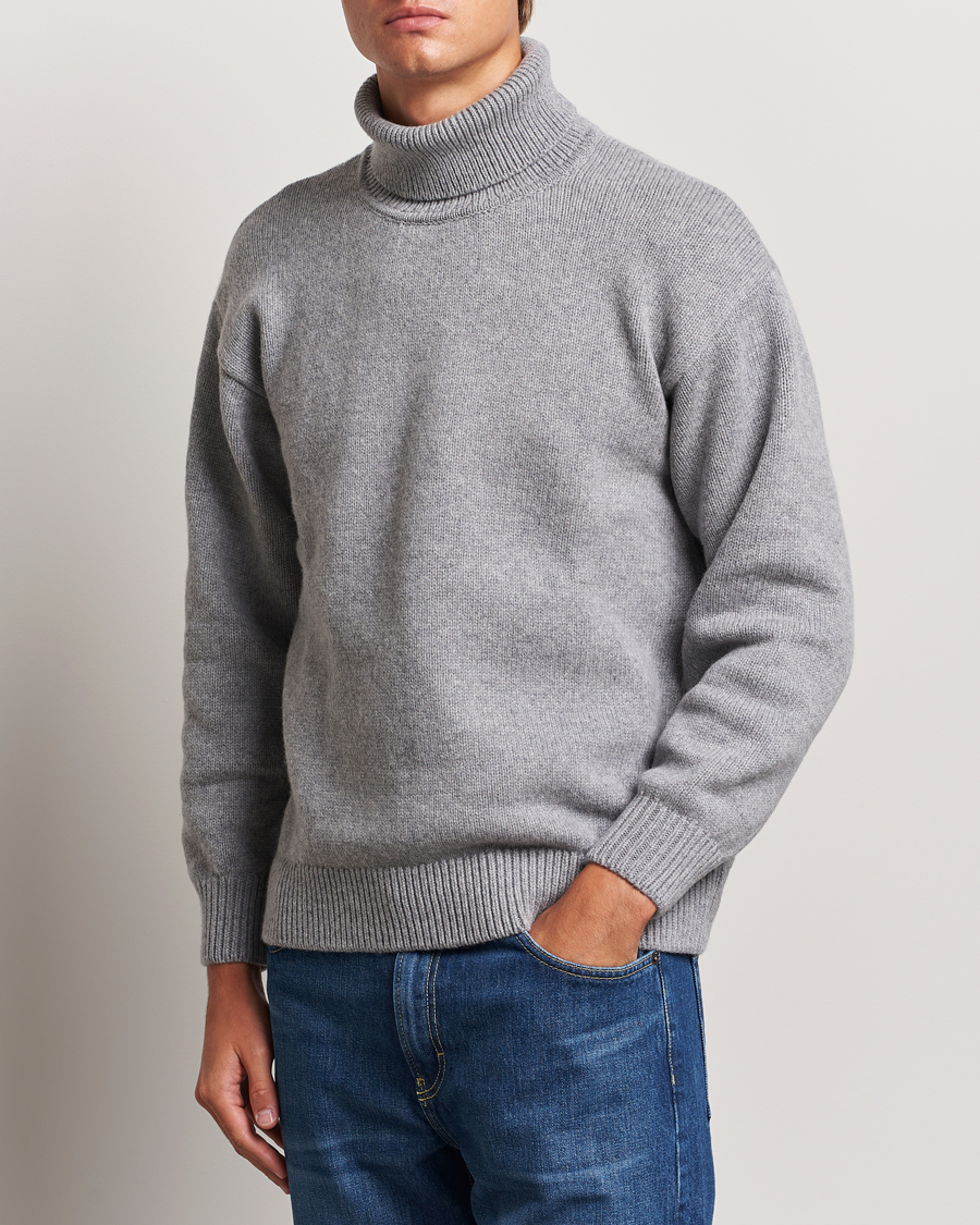 Herren |  | Colorful Standard | Merino Wool Turtleneck Heather Grey