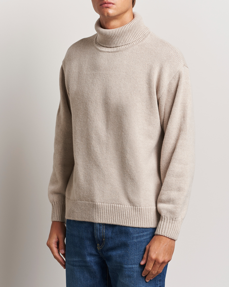 Herren |  | Colorful Standard | Merino Wool Turtleneck Ivory White