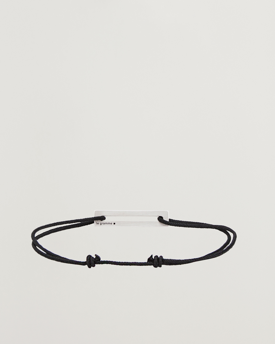 Herren |  | LE GRAMME | Lacquered Cord Bracelet Red