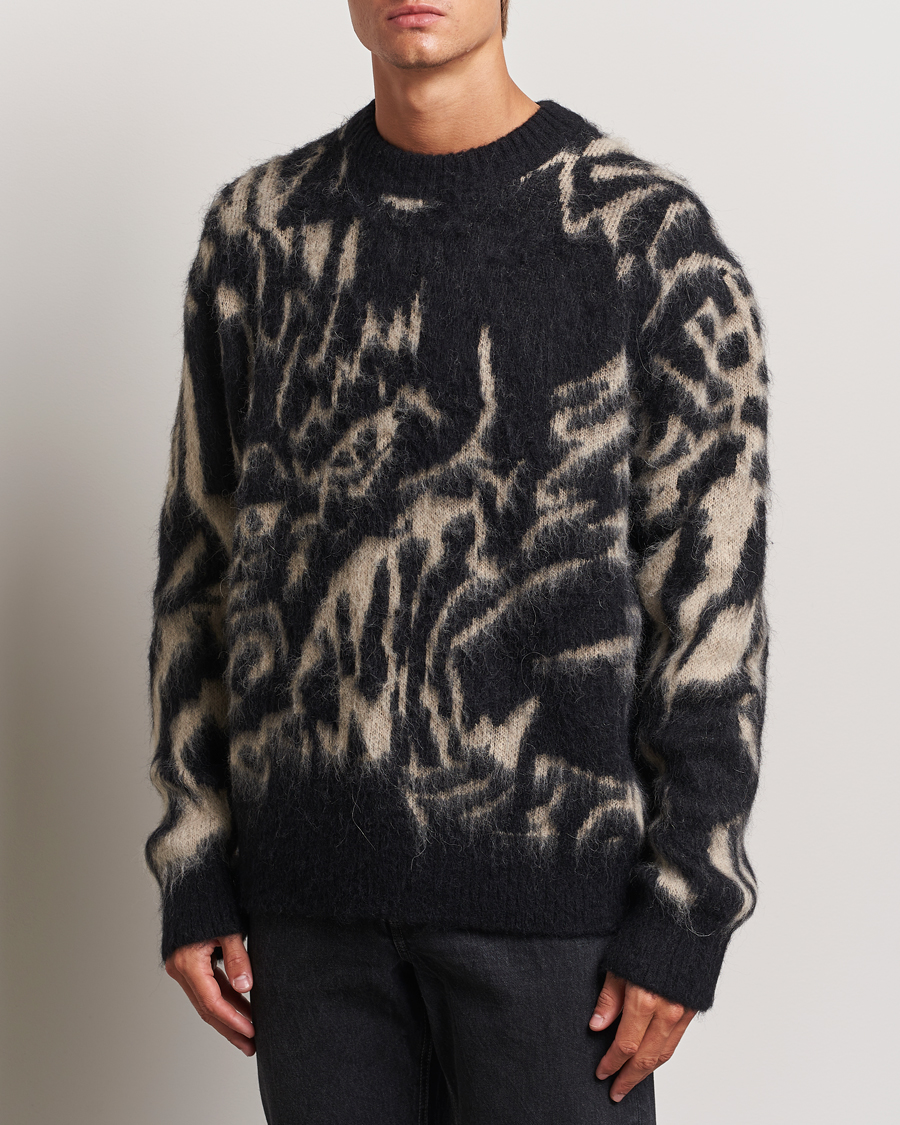 Herren |  | J.Lindeberg | Falkor Jacquard Knit Sweater Black