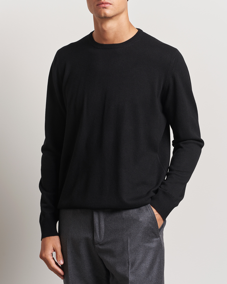 Herren |  | Gran Sasso | Wool/Cashmere Crew Neck Black