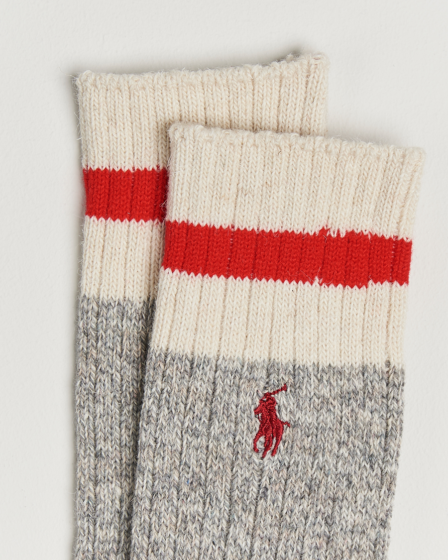 Herren |  | Polo Ralph Lauren | Wool Rag Boot Sock Grey Heather