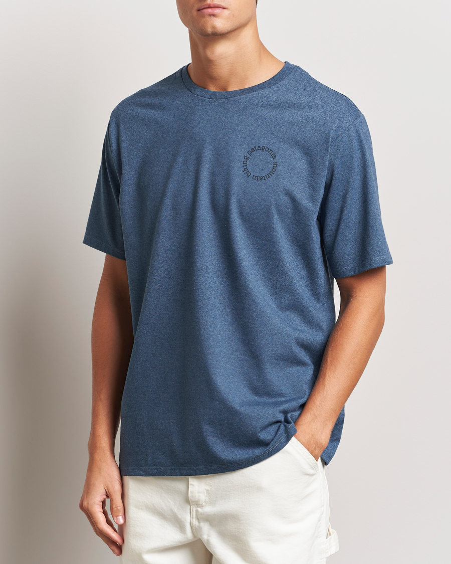 Herren |  | Patagonia | Spoke Stencil Responsibili T-Shirt Utility Blue