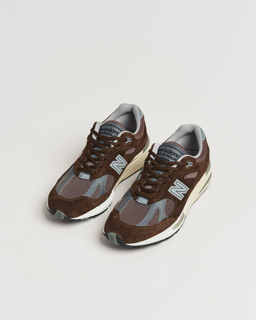 Herren | Wildlederschuhe | New Balance Made In US & UK | New Balance Made In UK U991V2 Sneakers Brown