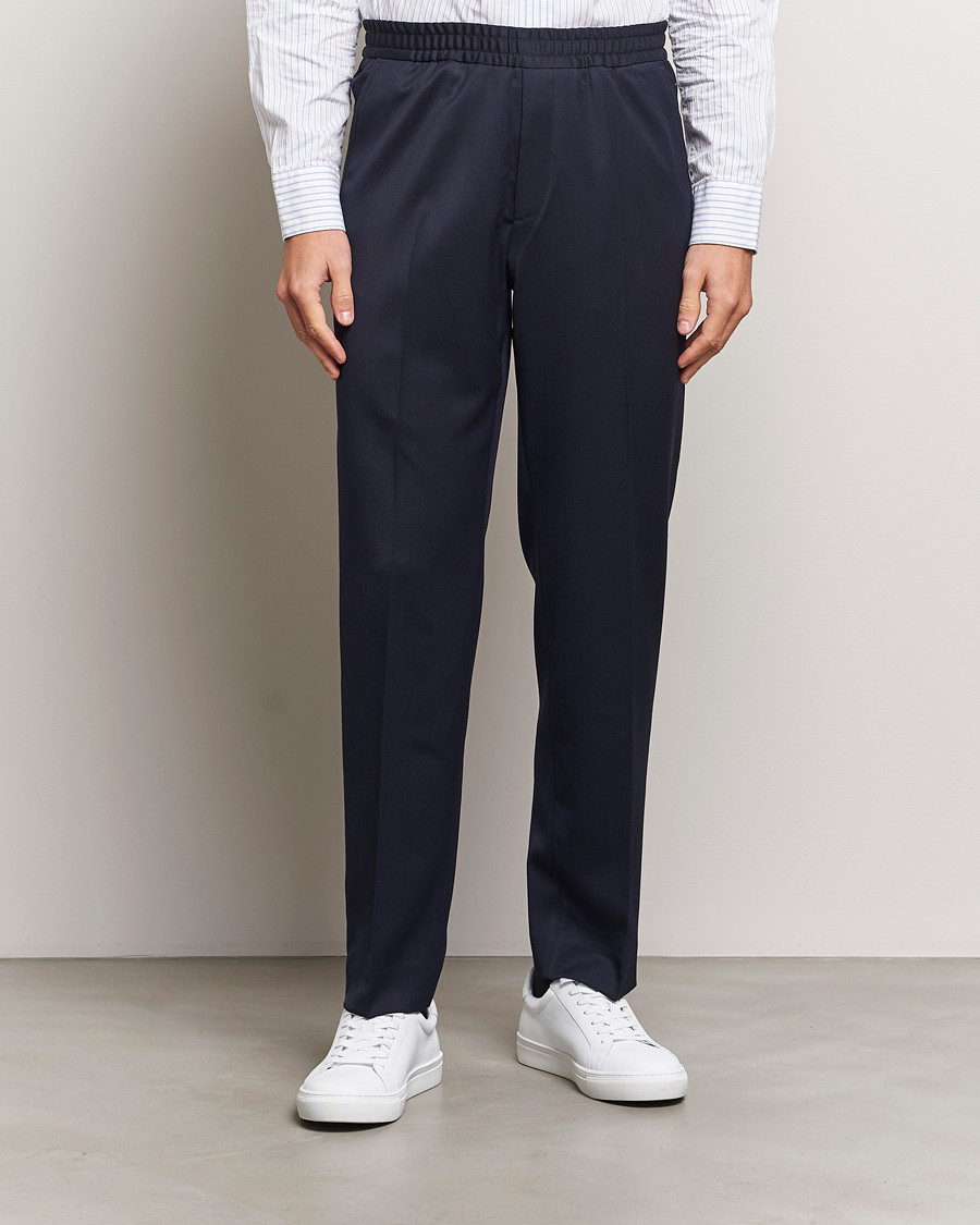 Herren |  | Filippa K | Relaxed Terry Wool Trousers Navy