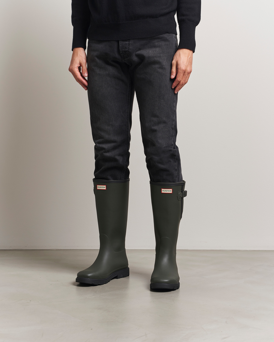 Herren | Galoschen & Gummistiefel | Hunter Boots | Downpour Adjustable Boot Dark Olive