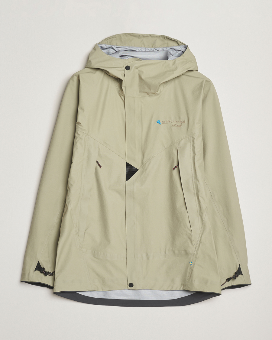 Herren | Jacken | Klättermusen | Asynja Lightweight Waterproof Jacket Silver Green