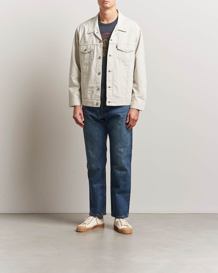 Herren | Jacken | Levi's | Relaxed Fit Trucker Jacket Silver Birch