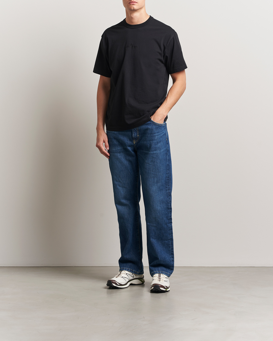 Herren | T-Shirts | Stone Island | Center Logo T-Shirt Black