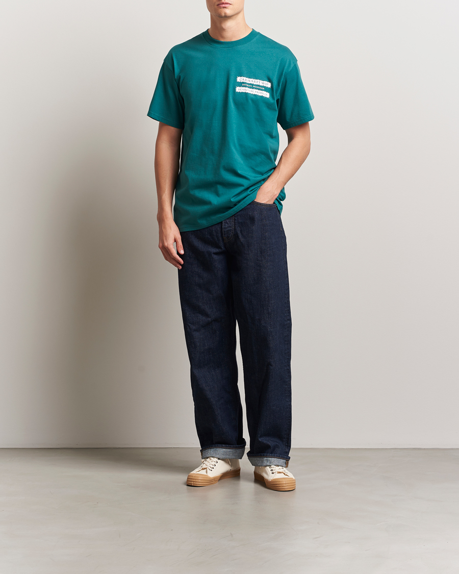 Herren | T-Shirts | Carhartt WIP | Catalogue Back Print T-Shirt Rainforest