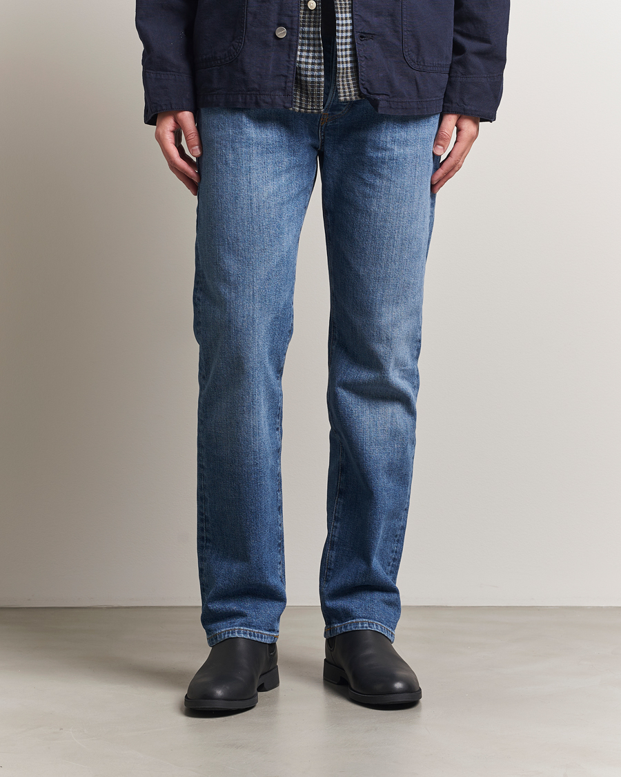 Herren | Jeans | Jeanerica | CM002 Classic Jeans Ring Spun Mid Blue
