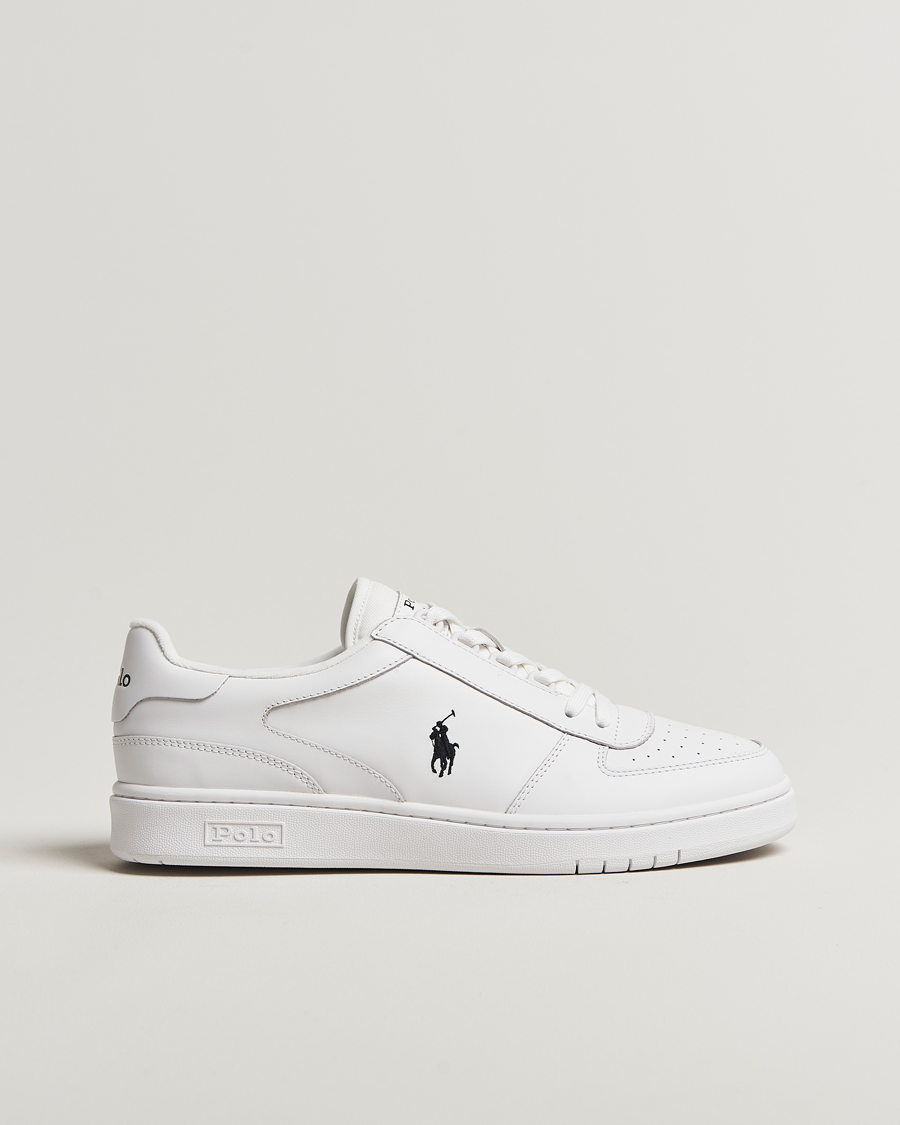 Herren | Polo Ralph Lauren Polo Court Leather Sneaker White | Polo Ralph Lauren | Polo Court Leather Sneaker White