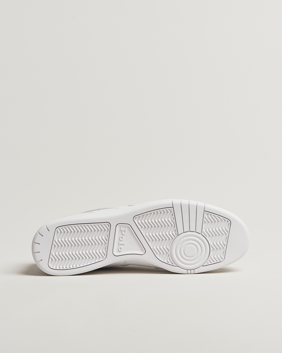 Herren | Polo Ralph Lauren Polo Court Leather Sneaker White | Polo Ralph Lauren | Polo Court Leather Sneaker White