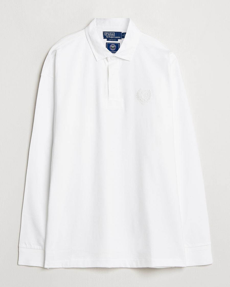 Herren | Pullover | Polo Ralph Lauren | Wimbledon Long Sleeve Polo Ceramic White