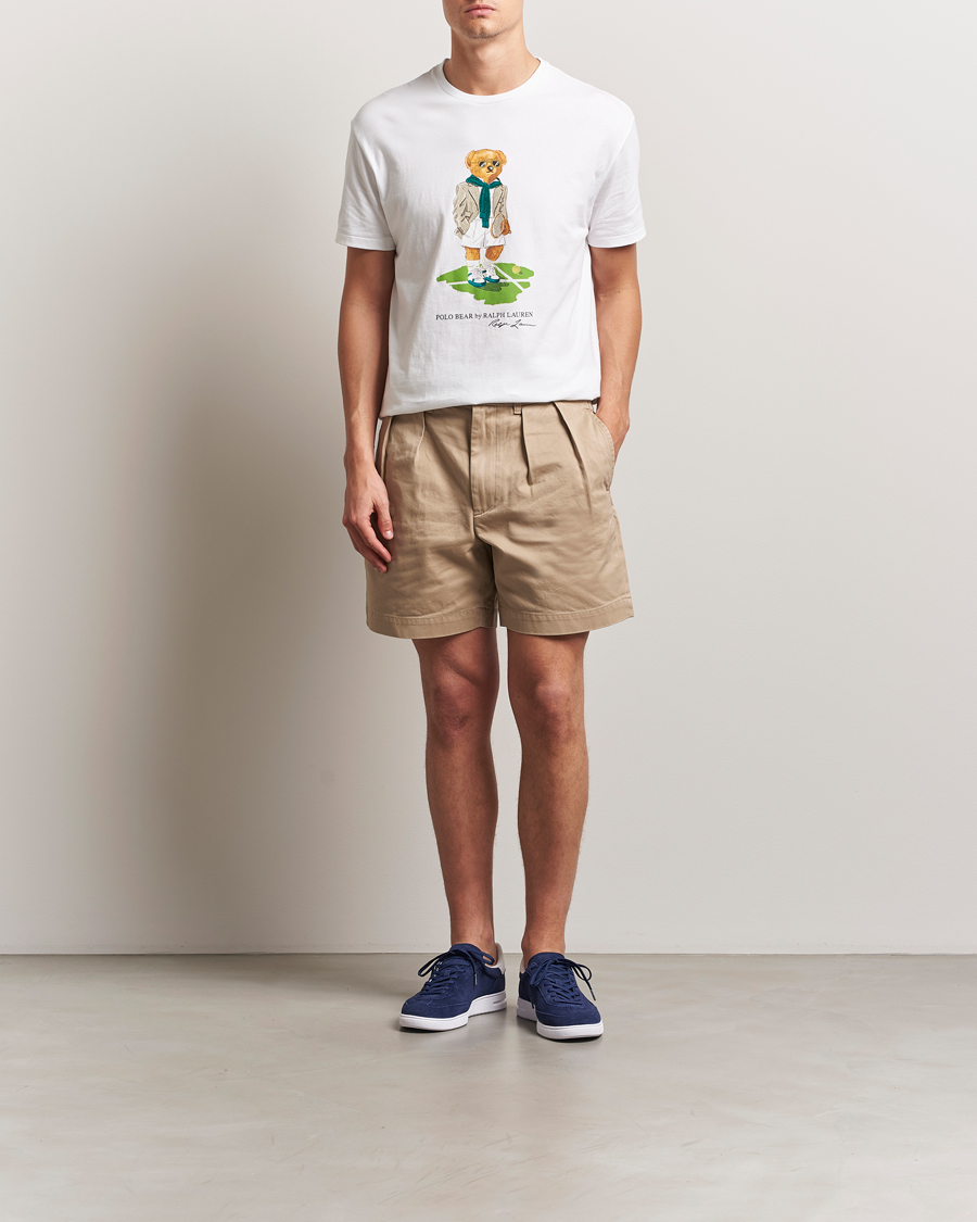 Herren | T-Shirts | Polo Ralph Lauren | Wimbledon Bear T-Shirt Ceramic White