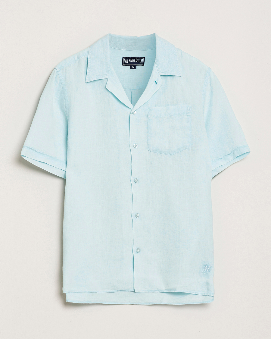 Herren | Hemden | Vilebrequin | Charli Resort Short Sleeve Shirt Pacific