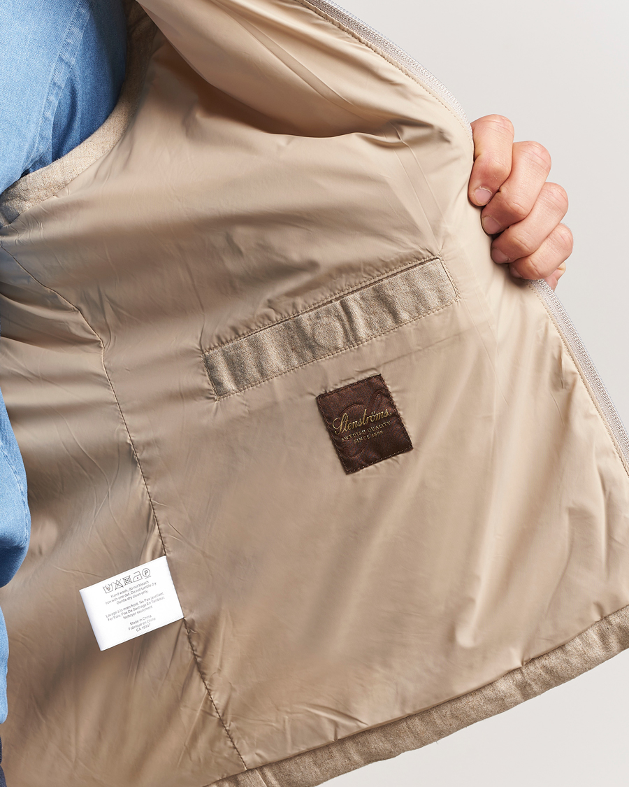 Herren | Jacken | Stenströms | Linen/Alcantar Vest Beige