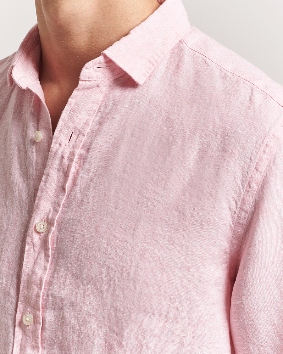 Herren | Hemden | Charles Tyrwhitt | Pure Linen Slim Fit Shirt Pink