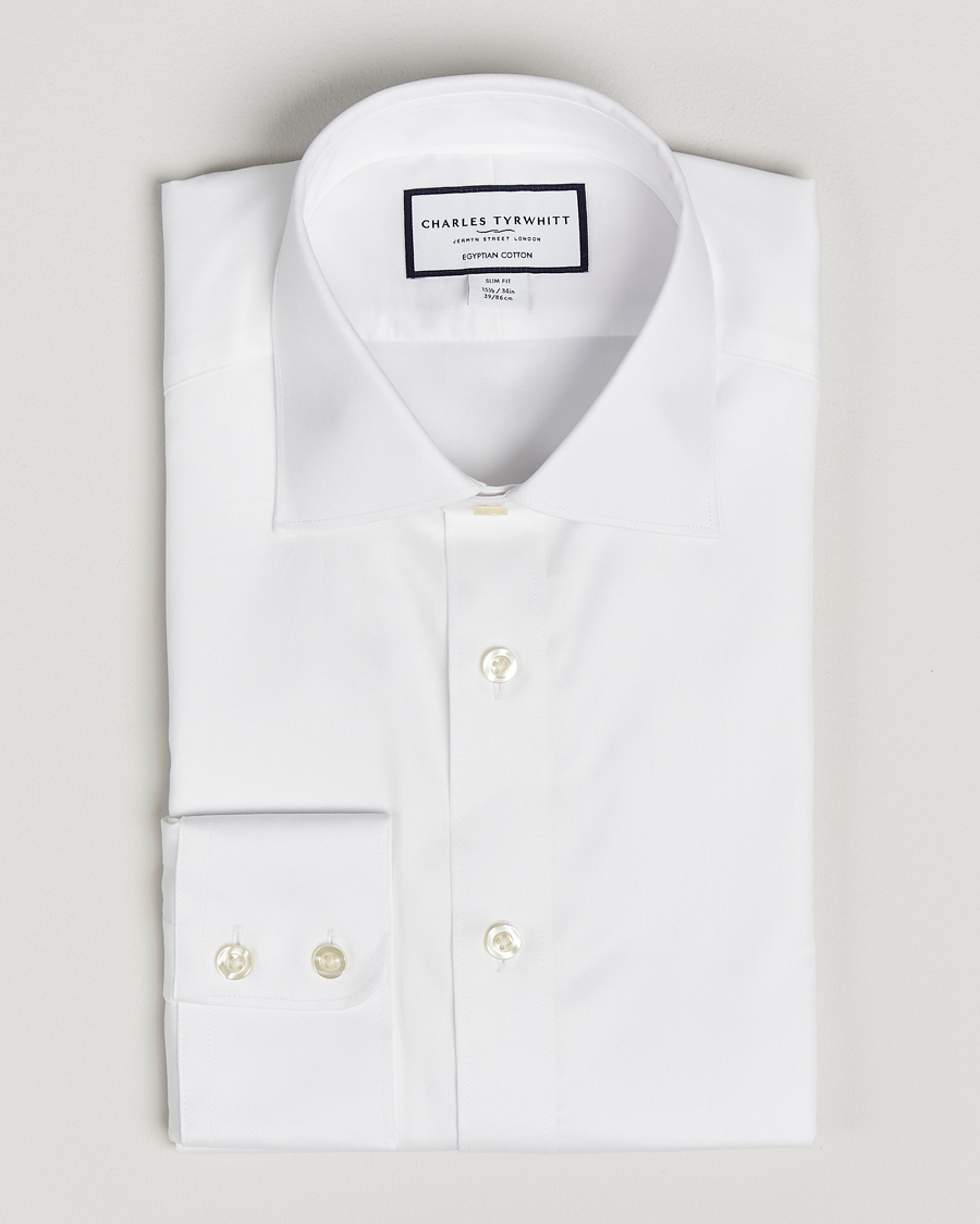 Herren | Hemden | Charles Tyrwhitt | Egyptian Cotton Twill Shirt White