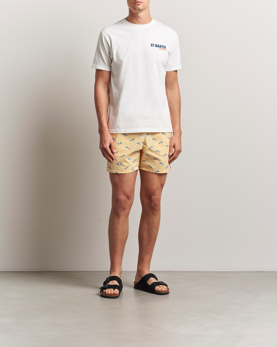 Herren | T-Shirts | MC2 Saint Barth | Printed Cotton T-Shirt St Barth Addicted