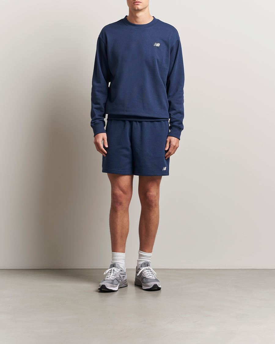 Herren | Pullover | New Balance | Essentials French Terry Sweatshirt Navy