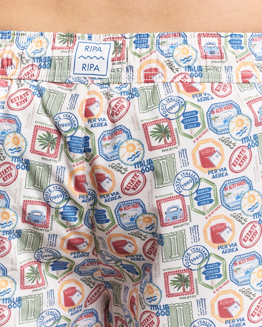 Herren | Badehosen | Ripa Ripa | Printed Swimshorts Off White