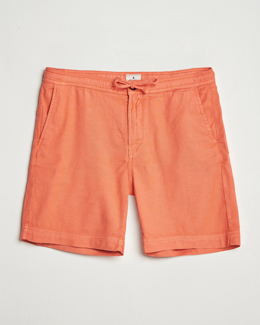 Herren | Shorts | Morris | Fenix Linen/Cotton Shorts Orange