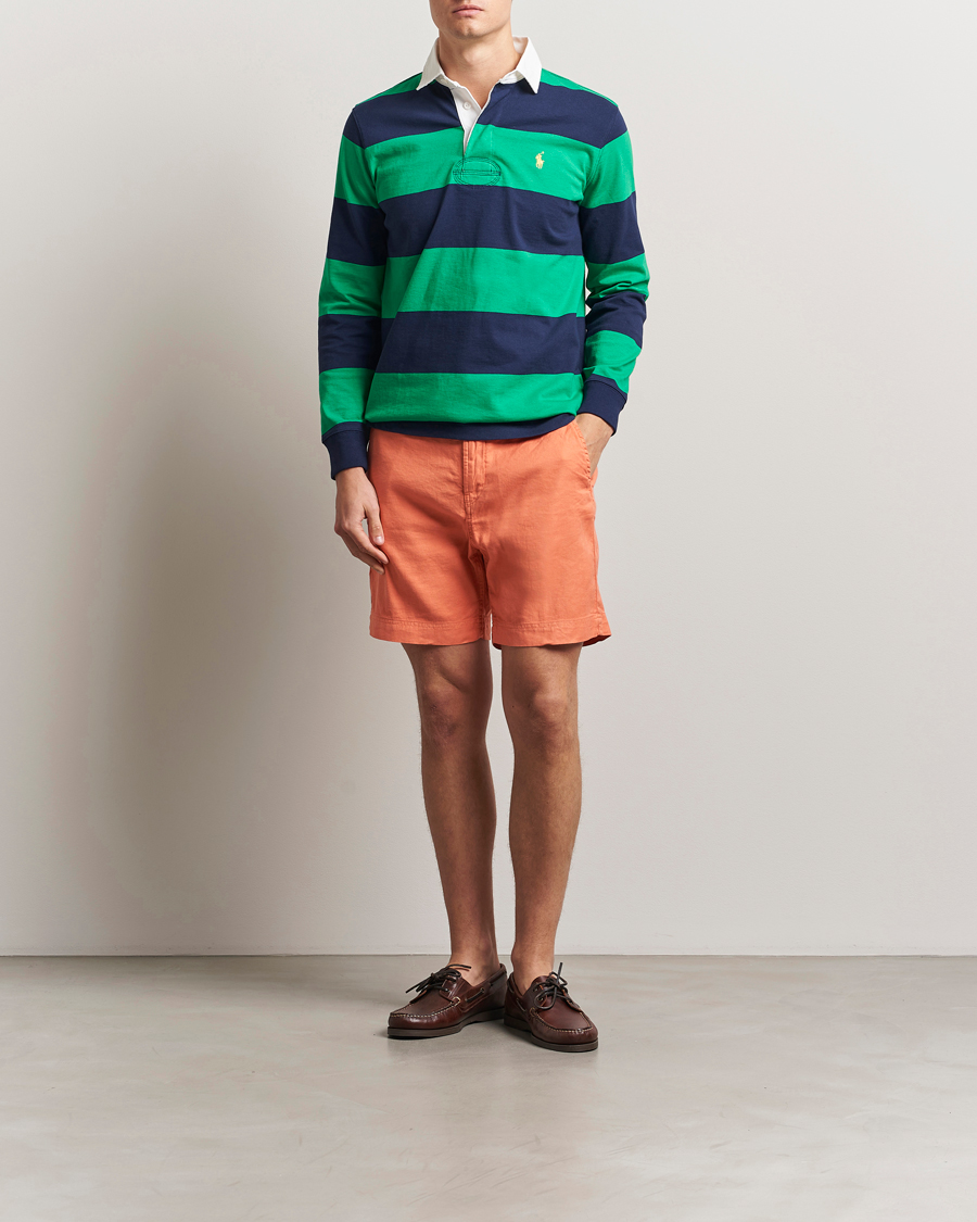 Herren | Shorts | Morris | Fenix Linen/Cotton Shorts Orange