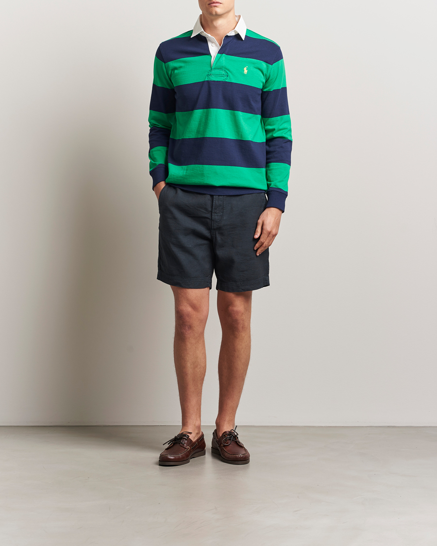 Herren | Shorts | Morris | Fenix Linen/Cotton Shorts Blue