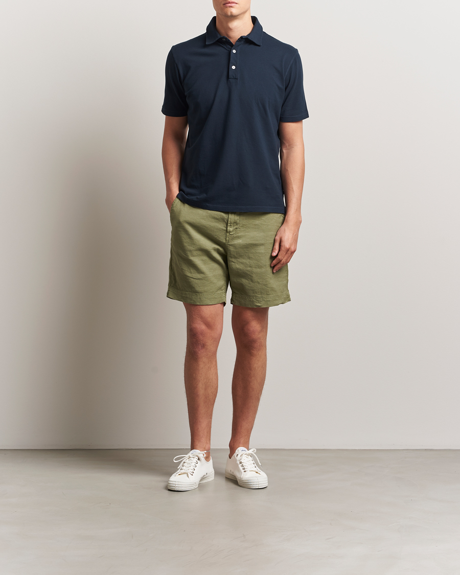 Herren | Shorts | Morris | Fenix Linen/Cotton Shorts Olive