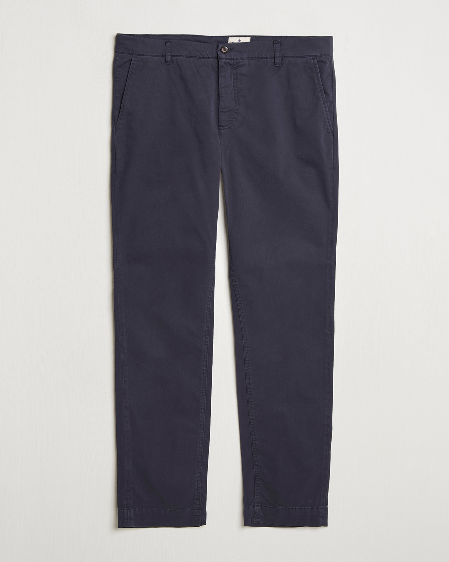 Herren | Hosen | Morris | Jeffrey Summer Chino Dark Blue