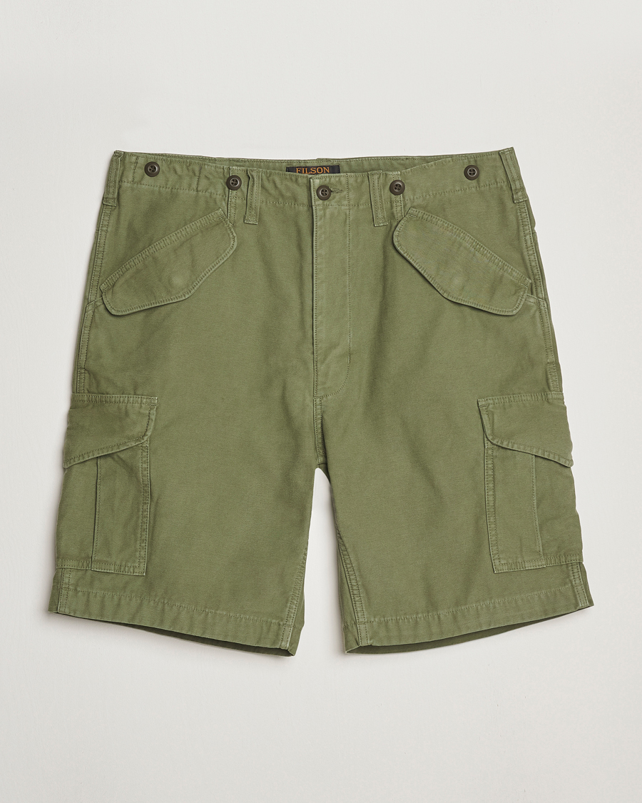 Herren | Shorts | Filson | Field Cargo Shorts Washed Green