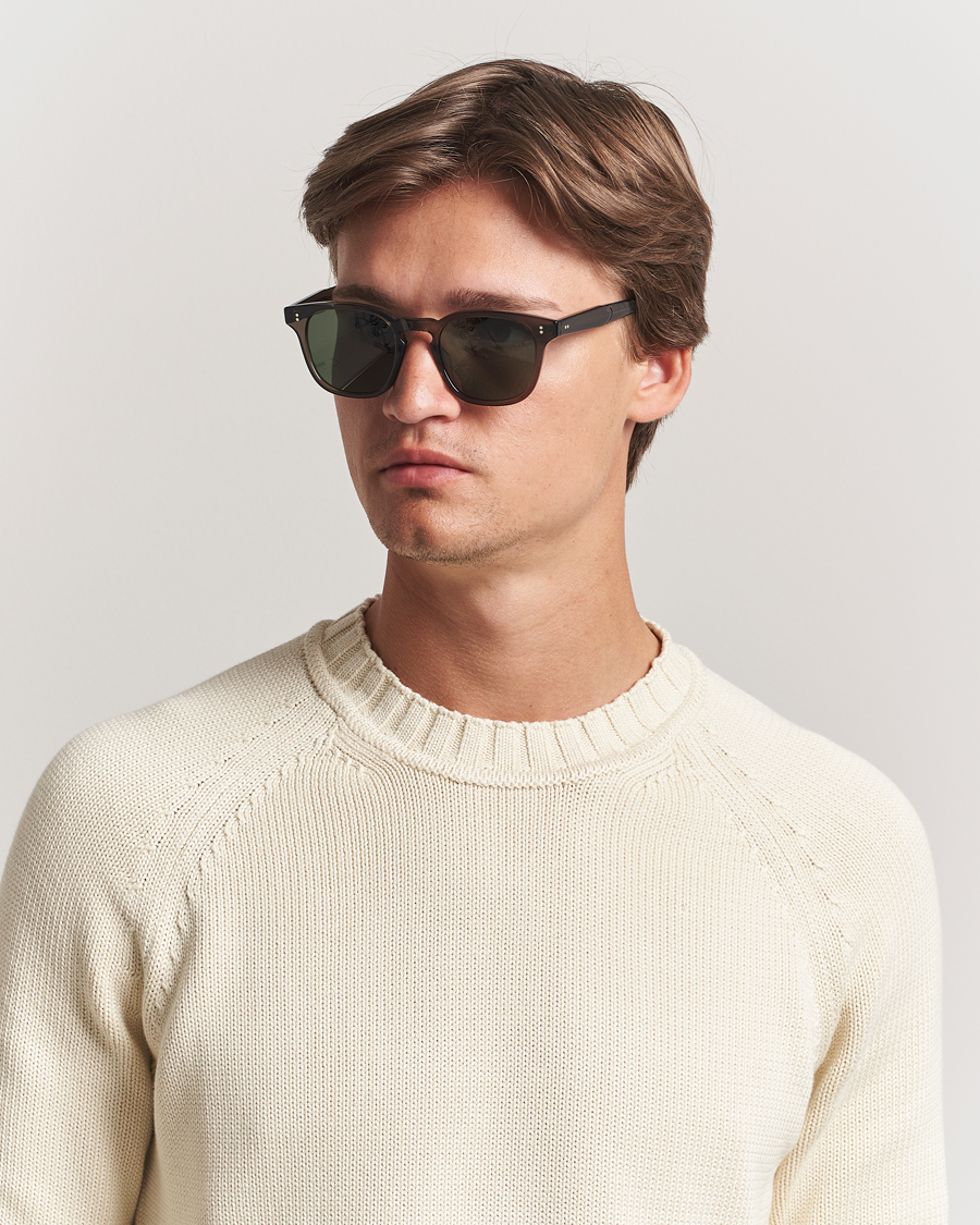 Herren | Garrett Leight Ace II 49 Sunglasses Black Glass | Garrett Leight | Ace II 49 Sunglasses Black Glass