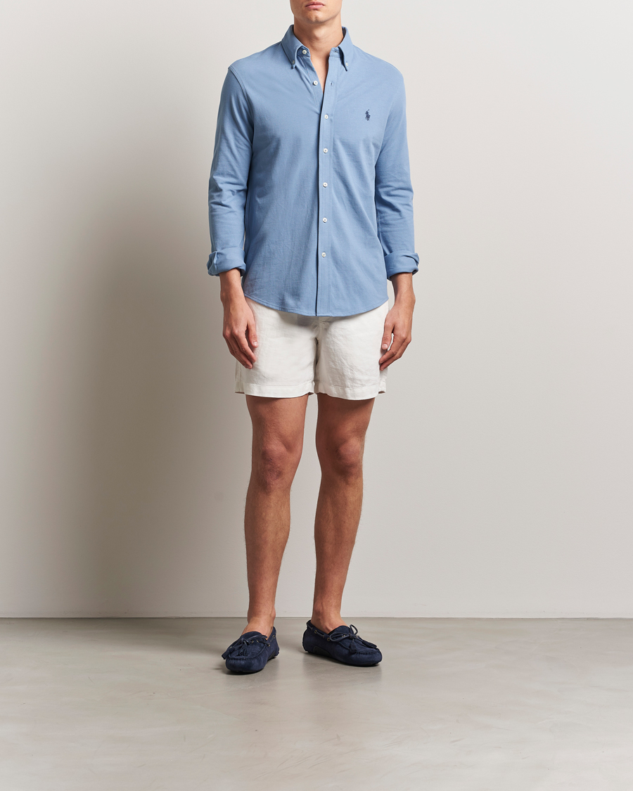 Herren | Hemden | Polo Ralph Lauren | Featherweight Mesh Shirt Channel Blue