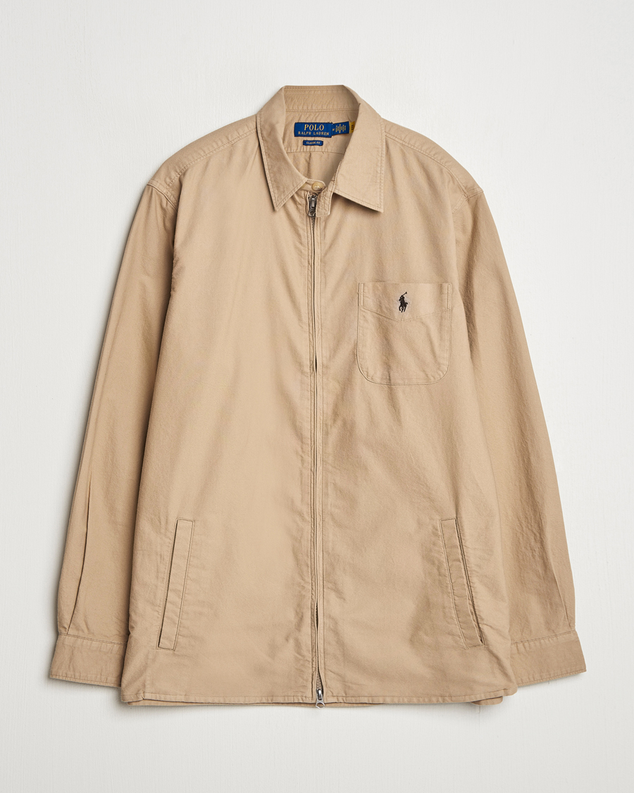 Herren | Hemden | Polo Ralph Lauren | Garment Dyed Oxford Overshirt Surrey Tan