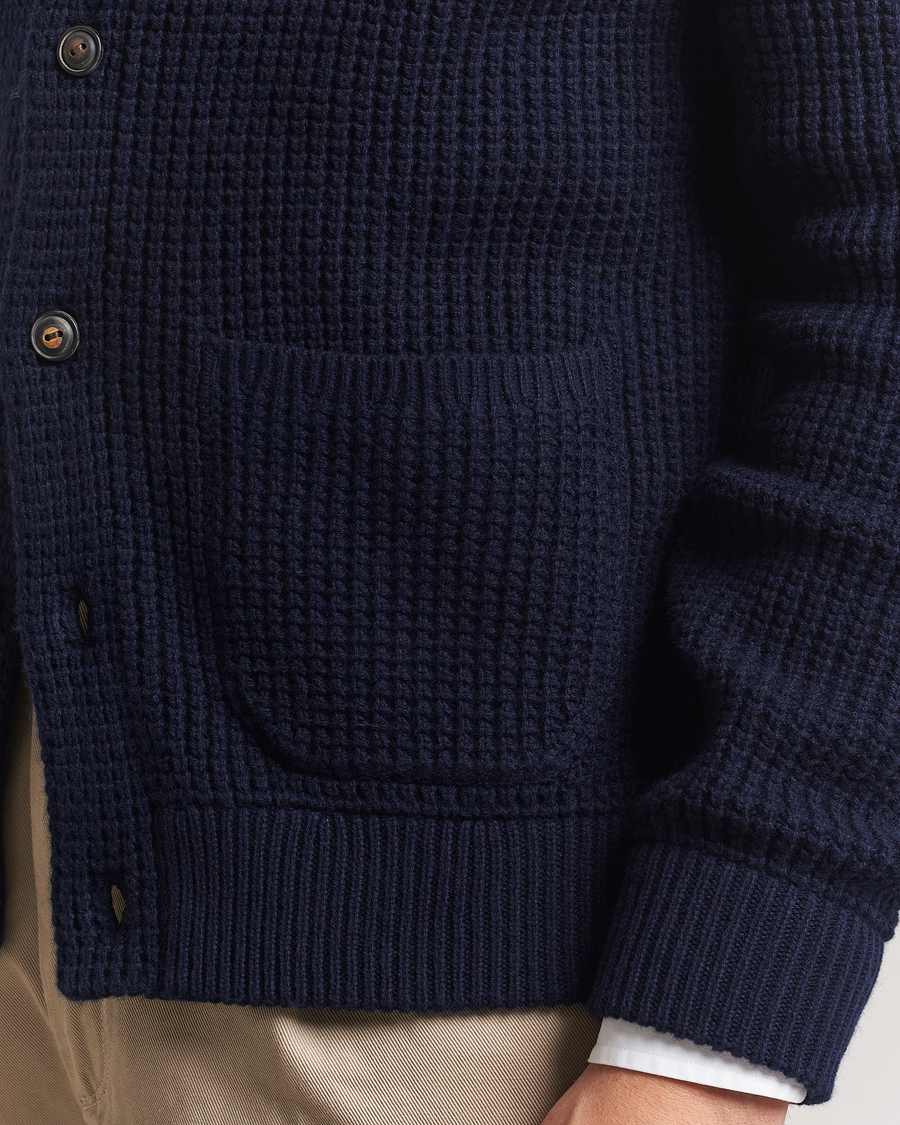 Herren | Pullover | Polo Ralph Lauren | Cotton/Wool Button Cardigan Hunter Navy