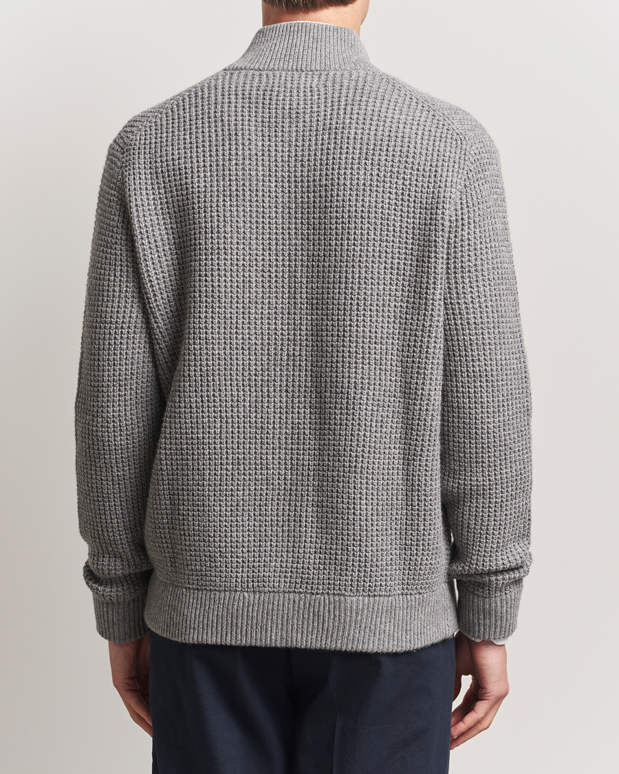 Herren | Pullover | Polo Ralph Lauren | Cotton/Wool Button Cardigan Fawn Grey Heather