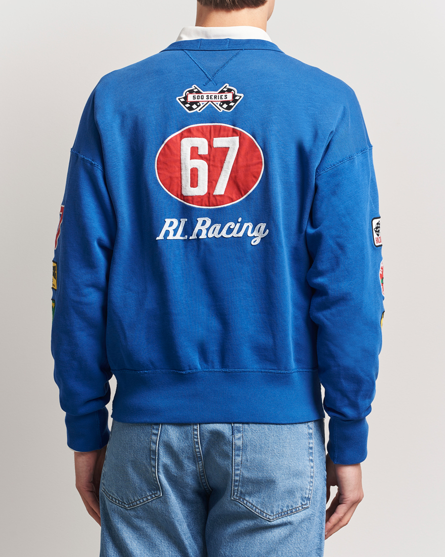 Herren | Pullover | Polo Ralph Lauren | Vintage Fleece Motor Racing Sweatshirt Heritage Blue