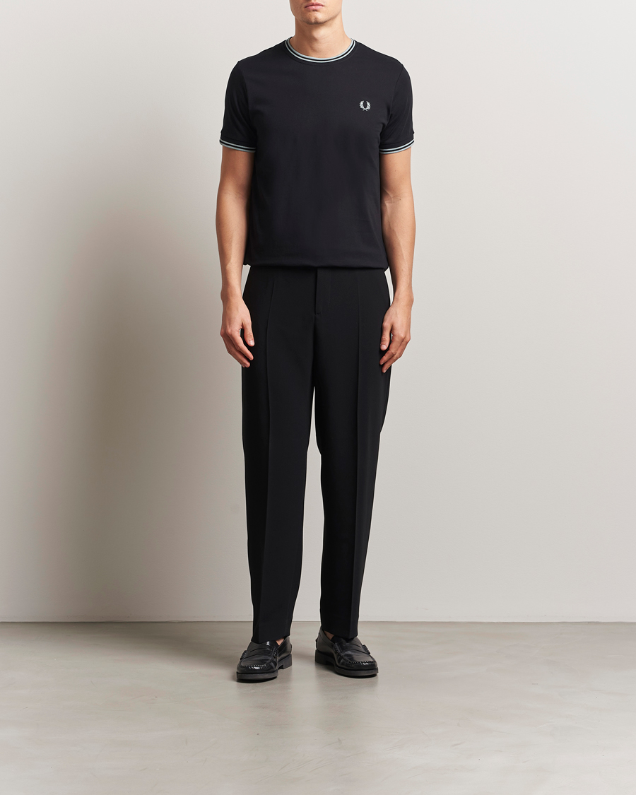 Herren | T-Shirts | Fred Perry | Twin Tipped T-Shirt Dark Navy
